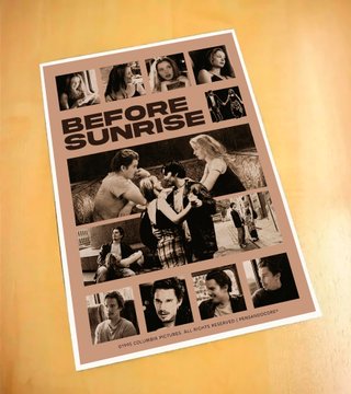 Poster de Cine Antes del Amanecer Version 2