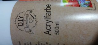 5 Botes Pintura Acrílica DIY 500ml
