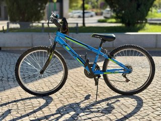 Bicicleta B'TWIN MTB 24 Azul