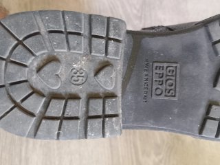 Botas Escolares Niña Talla 35 Negras