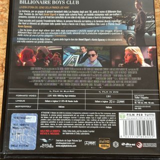 Billionaire Boys Club Blu-Ray + DVD Italiano