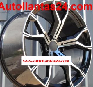 Kit 4 llantas para bmw x5 x6 camerun black r645680
