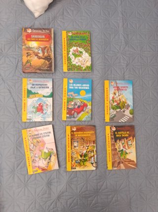 Pack 8 Libros Geronimo Stilton