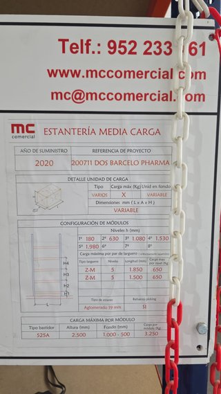 Lote 11 Estanterías Industriales
