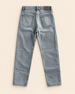 Mango Jeans Tapered Vintage 90s Talle Alto Gris