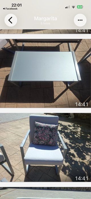 Conjunto de jardín 2 sillones y sofá