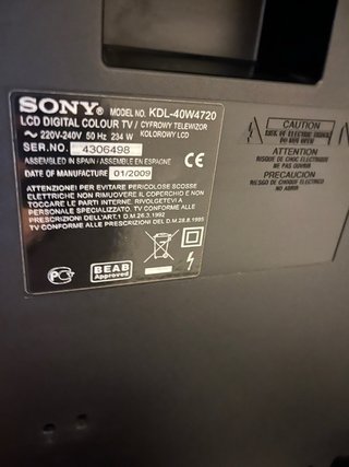 Sony Bravia KDL-40W4720 TV