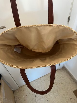 Bolso de playa de paja