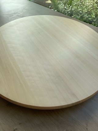 Plato giratorio IKEA SNUDDA madera