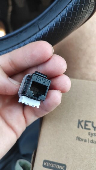 10 Conectores RJ45 Hembra para Empotrar