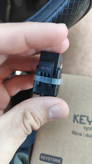 10 Conectores RJ45 Hembra para Empotrar