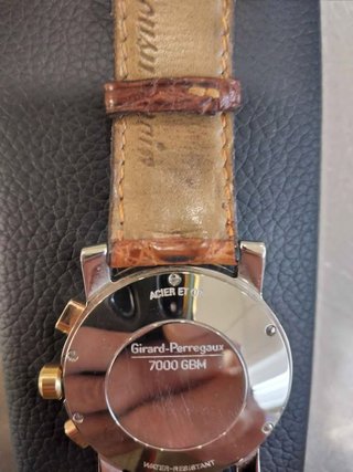 Cronografo Automatico Vintage Argento-Oro SWISS