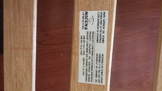 Cuna madera cerezo con colchón y ropa