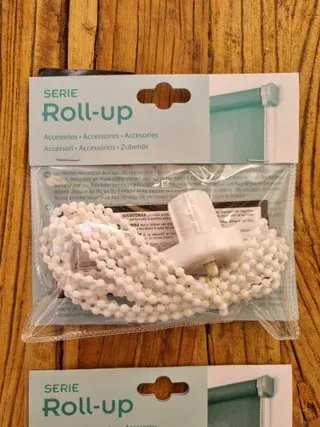 Kit accessori per tende a rullo bianco
