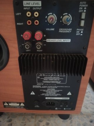 Equipo Sonido Wharfedale Torres y Subwoofer