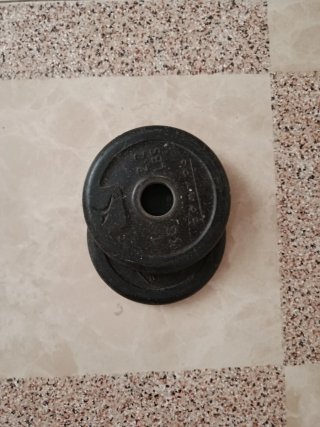 Kit Musculación Barra + discos Decathlon
