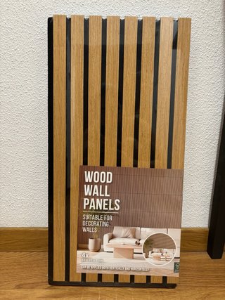 4 Paneles Madera Decoración Pared