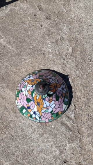 Pantalla lámpara Tiffany Eskriss cristal