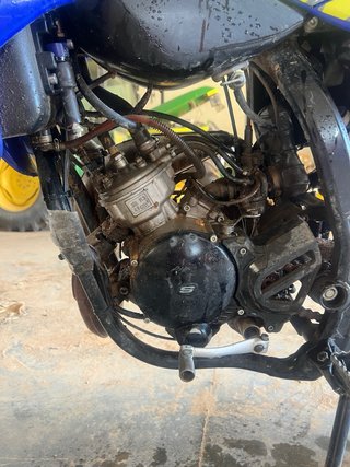Moto Sherco 49cc Enduro Azul y Blanca