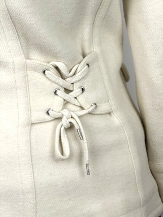 Diesel Cappotto Lana Avorio XS