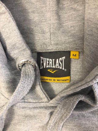 Felpa Everlast smanicata con cappuccio – grigio