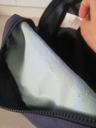 Mochila Adidas Azul y Gris
