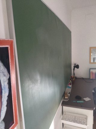 Pizarra verde