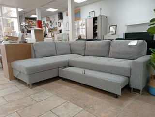 Sofá Cama Febe Gris Chaiselongue Arcón