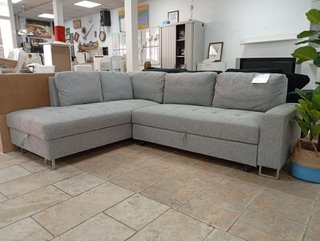 Sofá Cama Febe Gris Chaiselongue Arcón