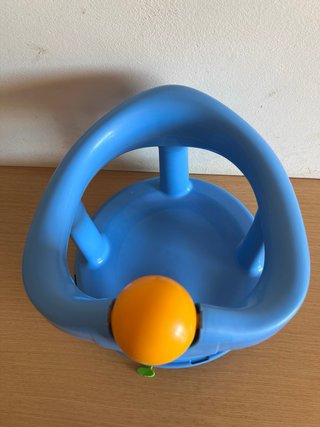 Silla de baño para bebé azul