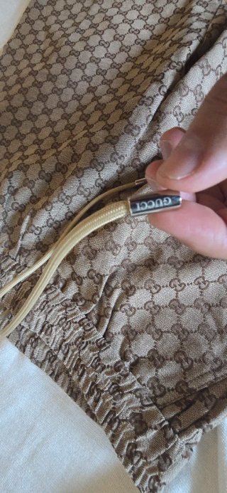 Calções Gucci GG Monogram Castanhos