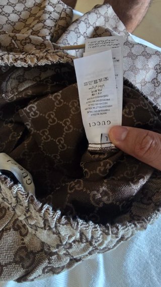Calções Gucci GG Monogram Castanhos