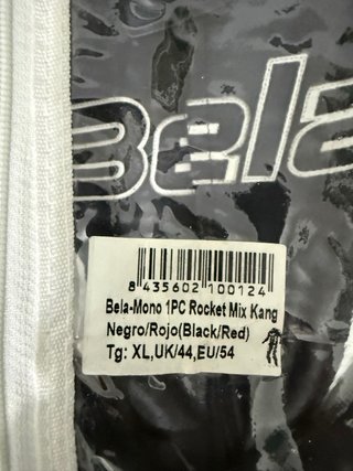 Mono de moto Bela negro y blanco