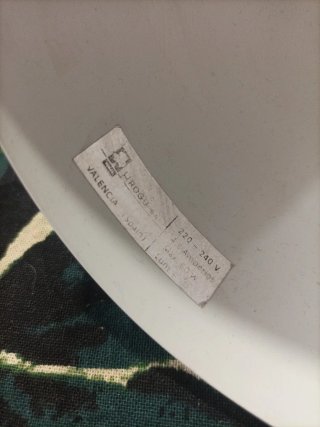 Flexo de escritorio blanco