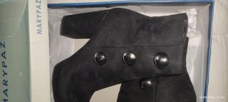 Botines negros tacón alto