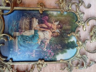 Pintura Hans Zatzka sobre tabla