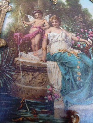 Pintura Hans Zatzka sobre tabla