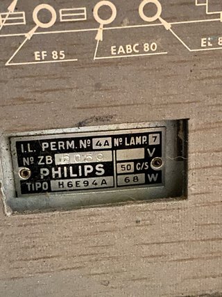 Radio-tocadiscos Philips Vintage