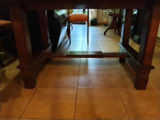 MESA Y SILLAS COMEDOR ROBLE AMERICANO