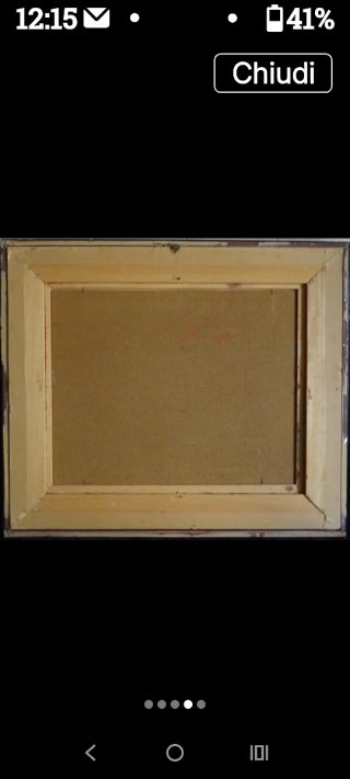 Vecchio quadro dipinto ad olio Giorgio Salvato