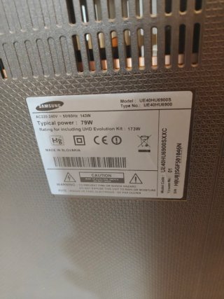 TV Samsung 40' UE40HU6900XXC