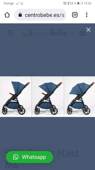 Carrito Bebé MUST4 Azul