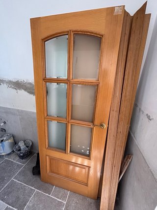 Puerta madera maciza 81,5x199