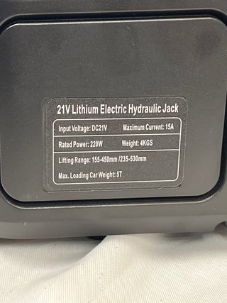 Gato Hidráulico Eléctrico 21V