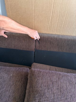 Sofá Natuzzi Chaise Longue Marrón