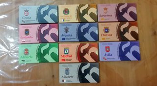 Monedas de Plata, Capitales de Provincia 5 Euros .