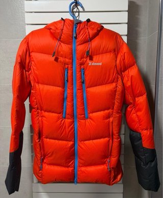 Chaqueta Alpinismo Plumón Simond Naranja/Negra
