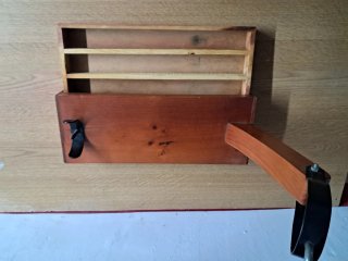 Soporte Jamonero Madera y Metal