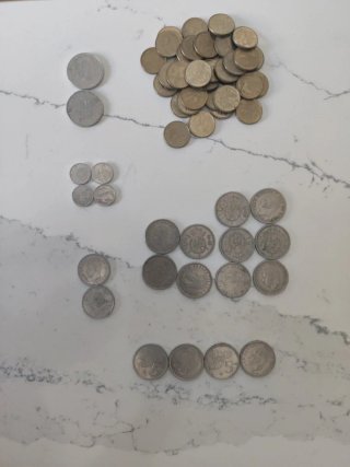 Lote de monedas antiguas