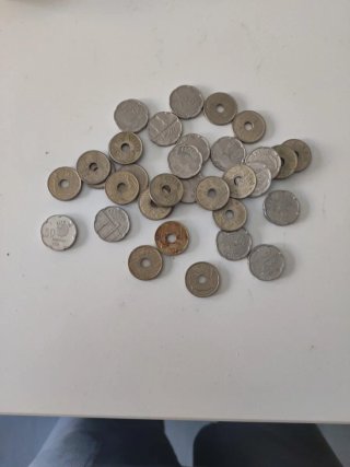 Lote de monedas antiguas